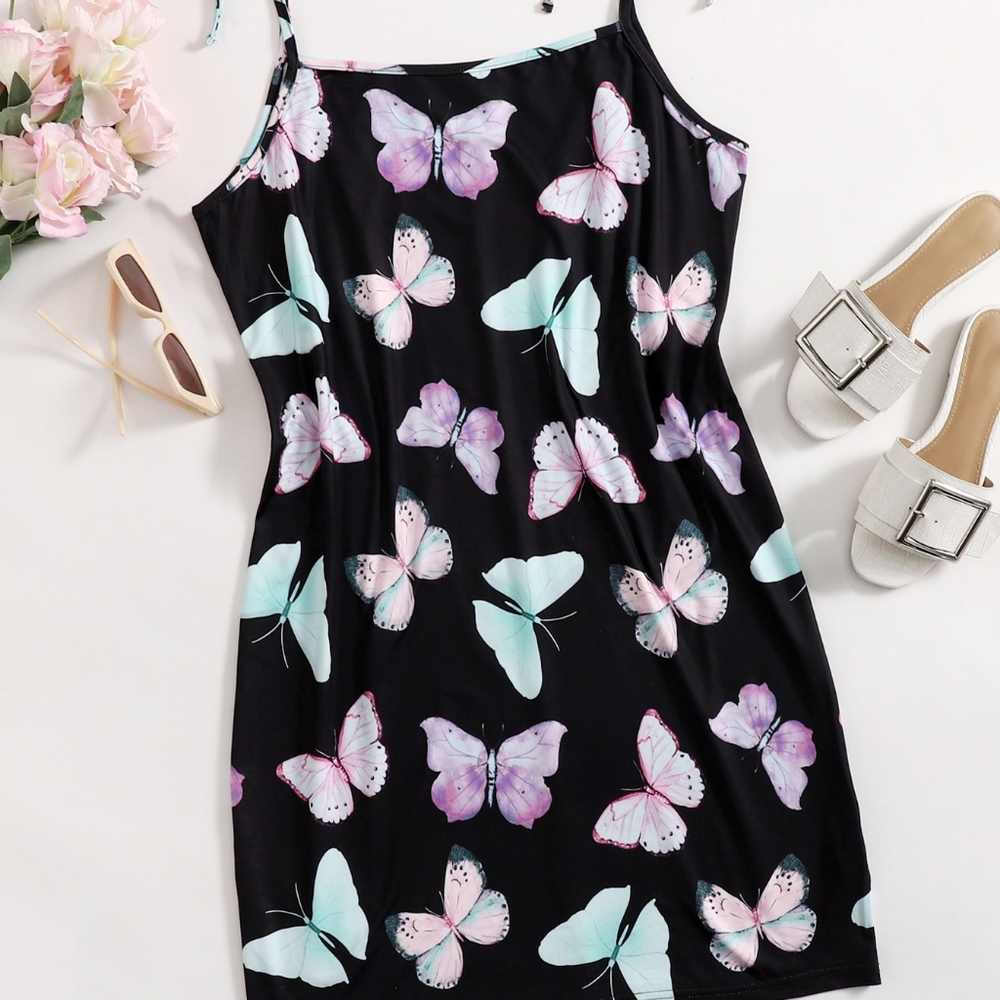 Shein butterfly dress